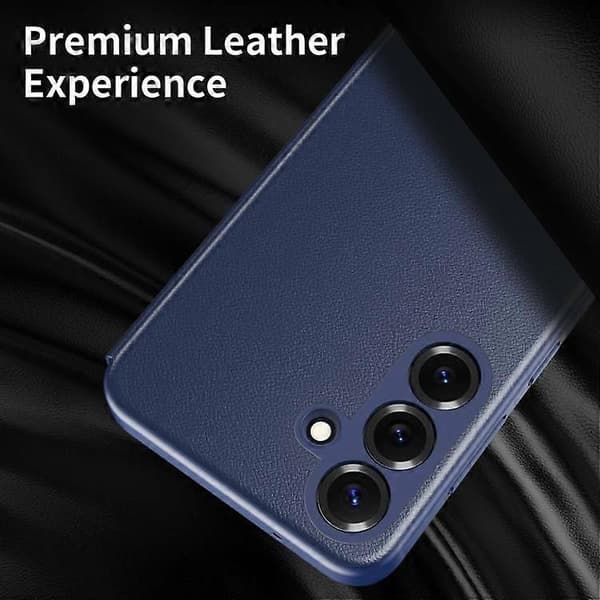 Til Samsung Galaxy S26+ / S26 Plus 5G Smart View Window Lædercover Blue