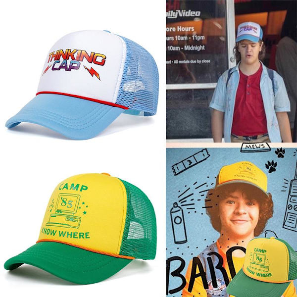 Stranger Things Aurinkosuoja baseball-lippis - vihreä