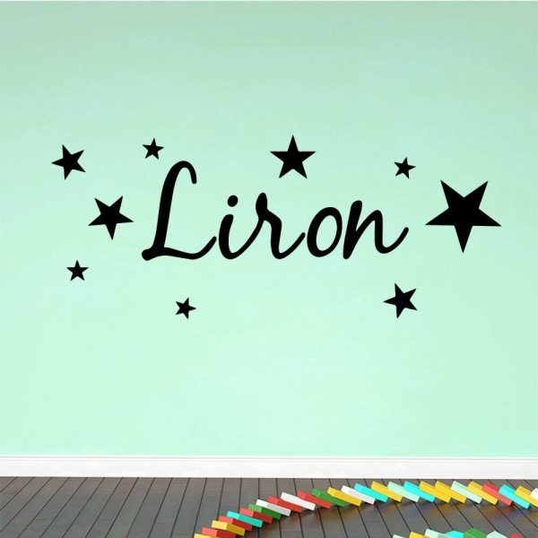 Beauty Name Wall Stickers Personalized Creative For Kids Rooms