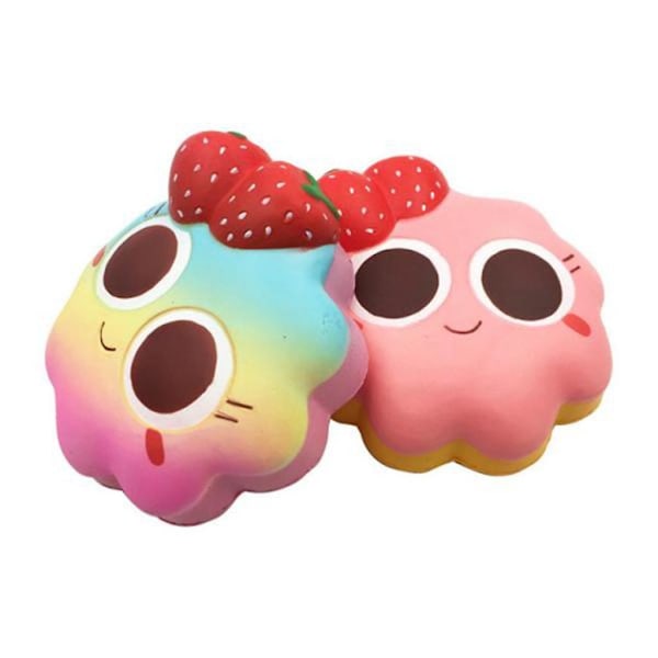 Squishy Soft Slow Rising Squishes Toy Pu Stress Relief Soft Toys Cake Red