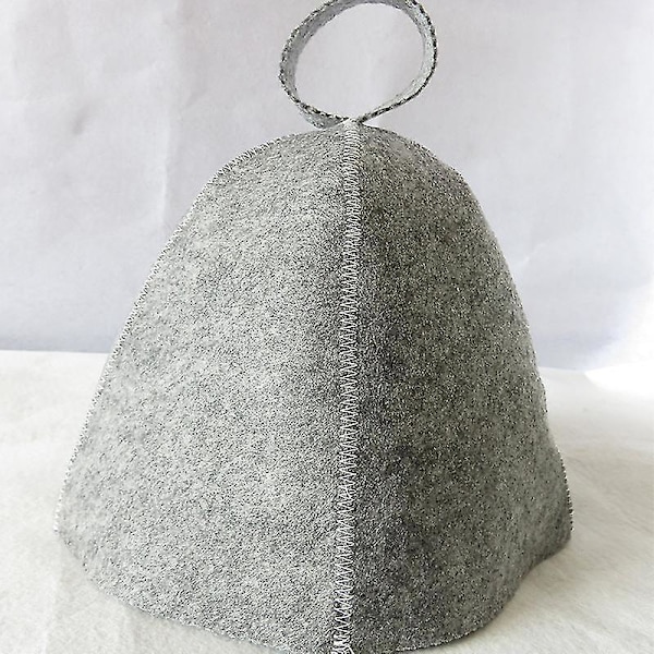 Sauna Hat For Winter - Wool Felt Head Protection - Keep Warm - Skin Care