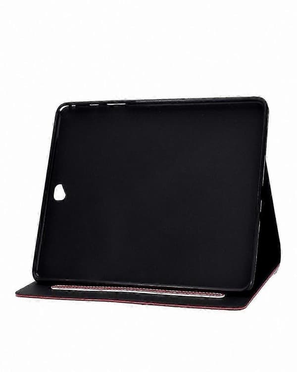 Läderfodral för Galaxy Tab A 9.7 T550/T555C Red