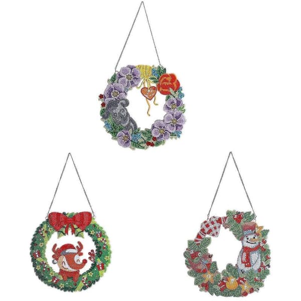 Väggdekoration Diamant Julkrans (b, Stil) 1 Styck Bd