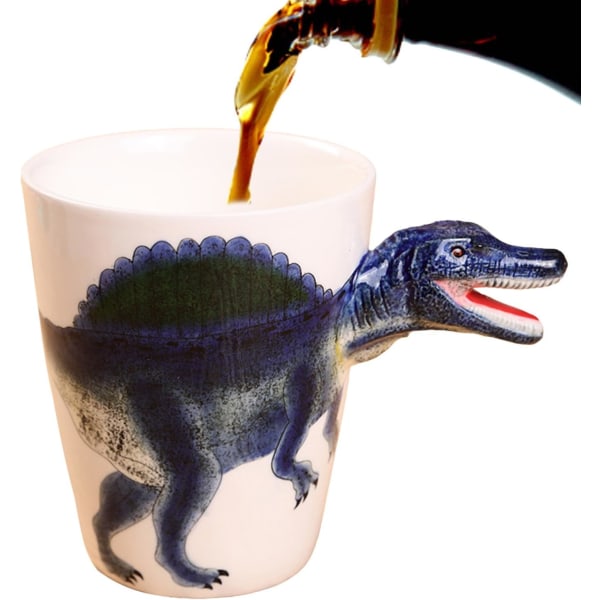 3D keramisk mugg, 400 ml keramisk kaffemugg 3D Animal - Funny Animal Kaffemugg, Kvinnor Nyhet Kaffemugg för Te Mjölk Morgonkaffe