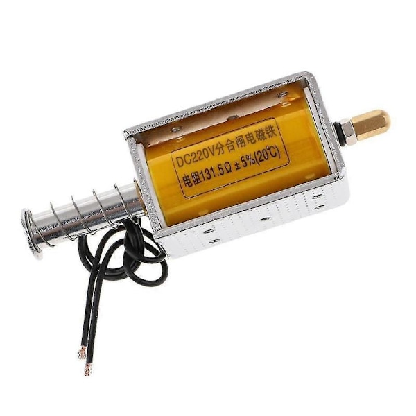 DC 220V 34.5mm Push-pull Aktuator Ramtyp Elektromagnet Solenoid Elektrisk-Perfekt