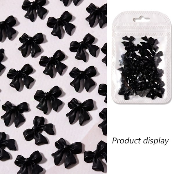 200 stk 3D roset neglekunst dekorationer, farverige roset negletilbehør 3D rosetter neglecharms til harpiks flatback neglekunstdesign