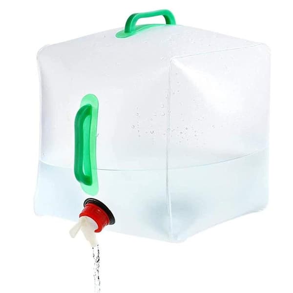 Vannbeholder Plastkanne Vanntank Sammenleggbar