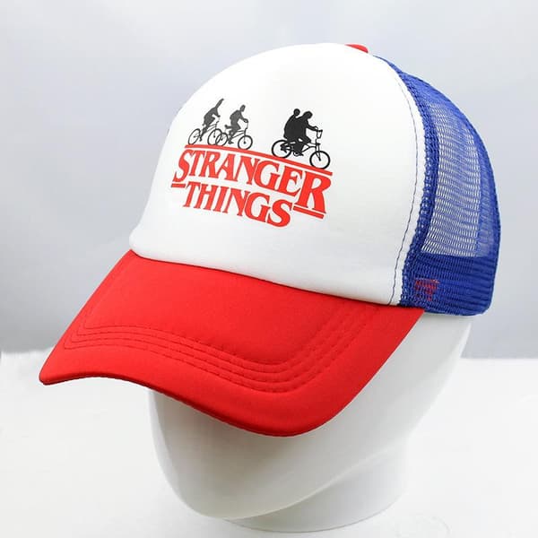 Stranger Things Aurinkosuoja Baseball-lippis Red and blue