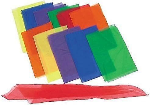 Stora Flerfärgade Rytmiska Halsdukar (12-pack)