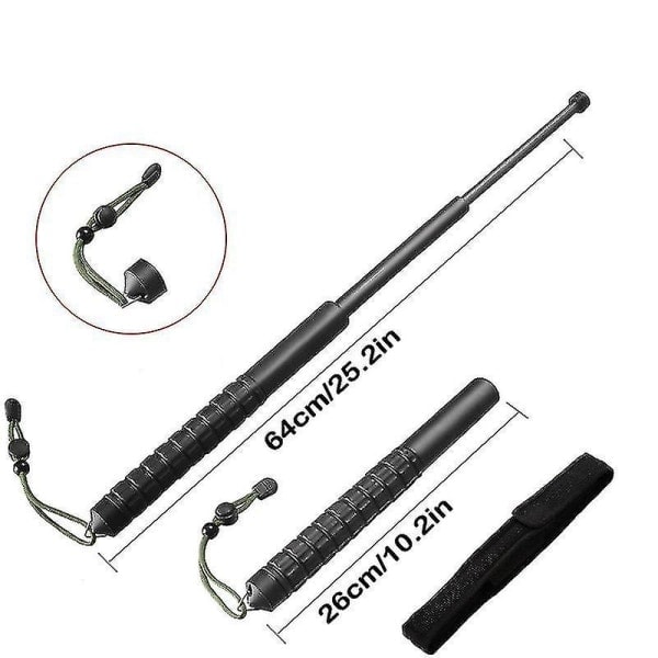 Anti-halk Flexibel Swing Stick Självförsvarsverktyg Collap