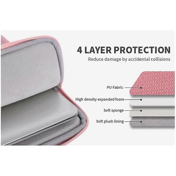 CANVASARTISAN L30-03 13-tommer bærbar computer-etui i præget PU-læder, beskyttende sleeve til notebook
