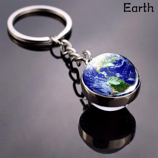 Solar System Planet Keychain Accessories Pendant Glow in the Dark Earth