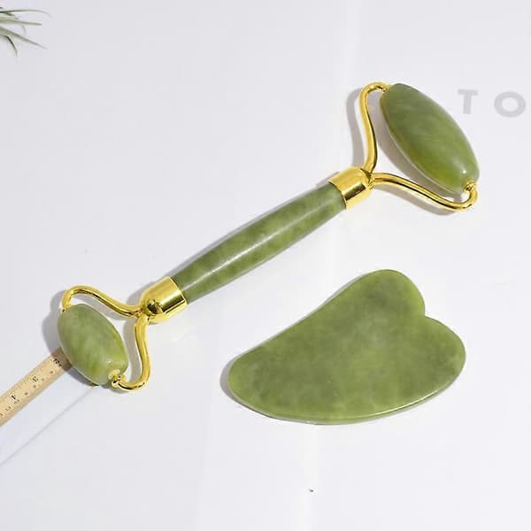 Gua Sha -hierontasarja, edistyksellinen, vihreä