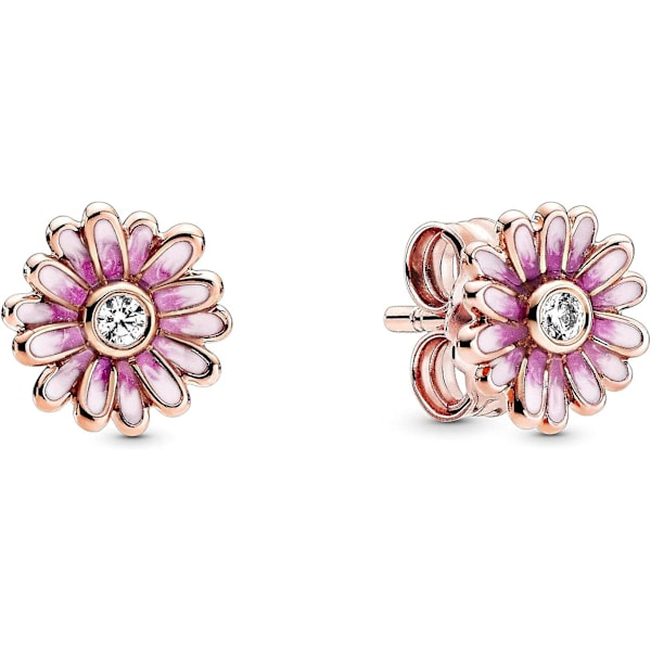 Rose Ear Studs "daisy" Rose Gold Plated