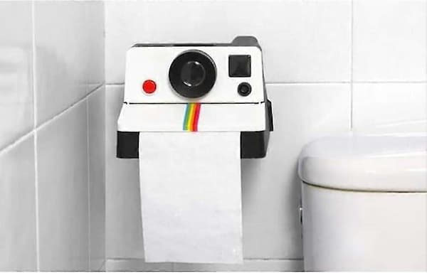 Kameraformet silkepapirboks toiletpapirholder til hjem og kontor 1 stk.