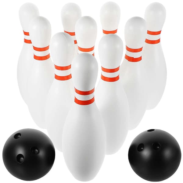 Udendørs bowling-legesæt til børn, stor størrelse, 12 dele