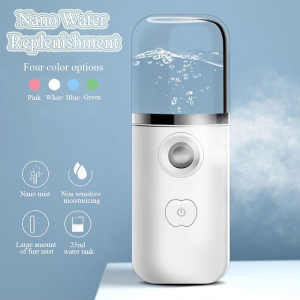 Nano Mist Sprayer Kylare Ansiktsångare VIT white
