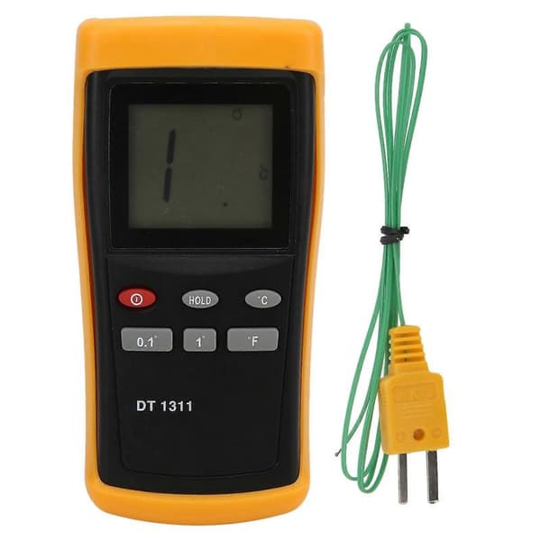 Digitalt termometer K-type enkeltkanals tester til industriel temperaturmåling