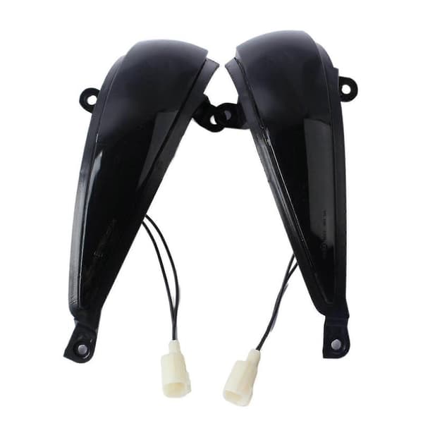 2x Dynamiske Sorte Sidespejl LED Blinklys Til Honda Civic Mk8 05-2012