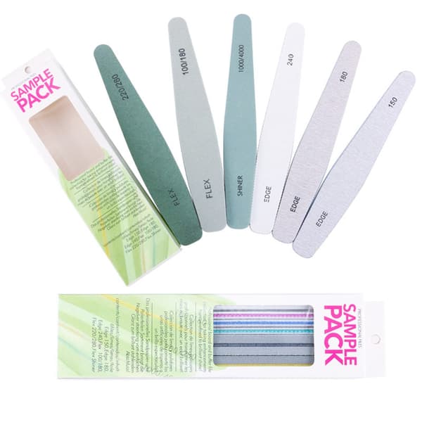 6 Pieces Nail Art Manicure Pedicure Tool Nail Sanding Sponge Files Buffer Polisher