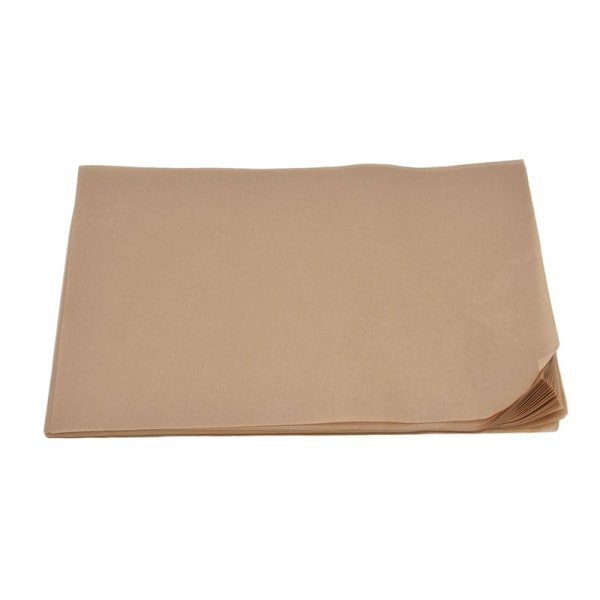 Bage Silikoneolie Papir Grill NonStick Bagepapir til Madlavning Stege Grillstativ (Naturfarve 20x30cm) 0.6