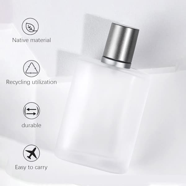 50 ml påfyllbar parfymeflaske med forstøver 50 ml 50 ml