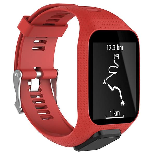 Silikon erstatningsklokkereim armbånd for TomTom Runner 2 3 klokke 9