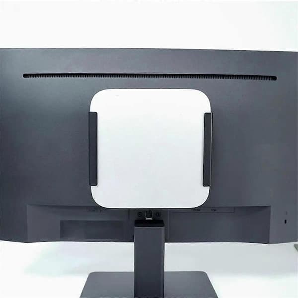 Under Desk-stativ for Mac Mini M4 2024 stasjonær datamaskin Metallfeste Holder Bak skjerm for Mac Min