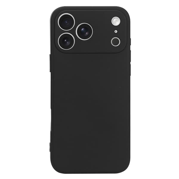 iPhone 17 Pro Cover - Mat Sort med Kamerabeskyttelse - Slidstærk og Stilfuld Beskyttelse