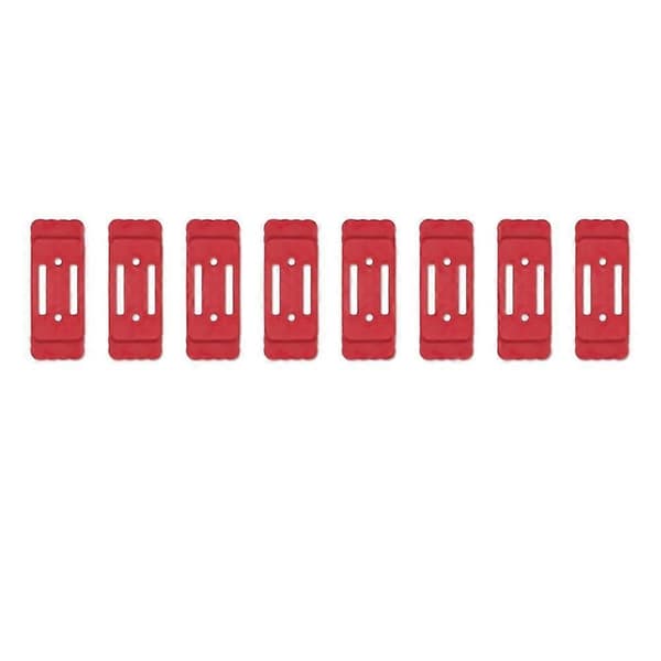 Monteringsfødder til Milwaukee Packout - 16 stk., til Milwaukee Packout tilbehør, fodmonteringssystem Red