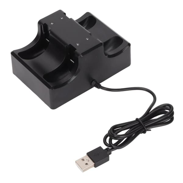 Ladestation til Switch Joycon 4 i 1 ladedock til Joycon med LED-indikator