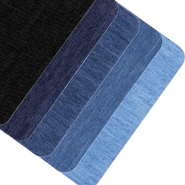 Stryge-patches til jeans 30 stk. Denimblå