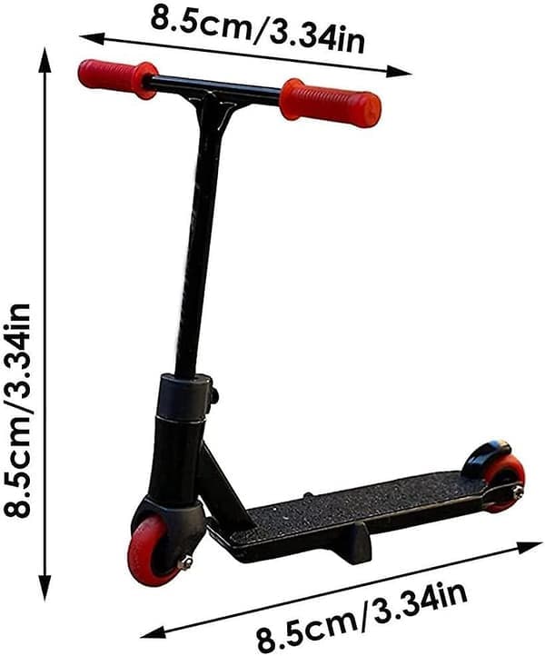 9-delt skatepark-sæt til fingerboard, mini-fingerboard og rampe