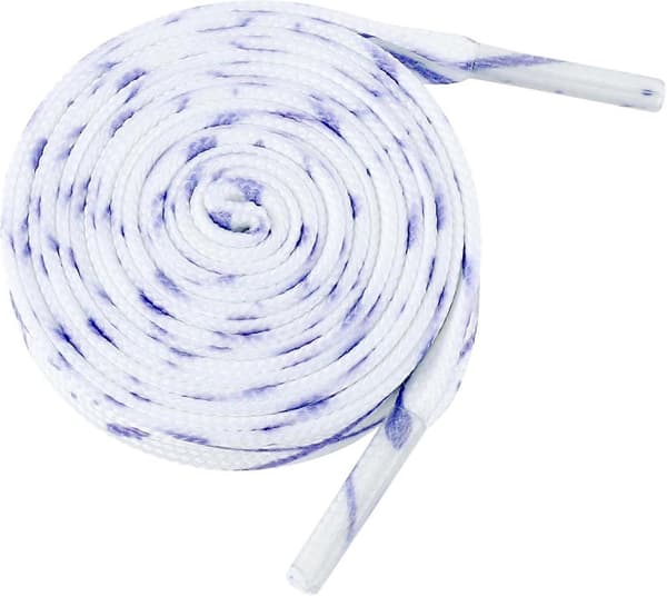 Farvede trykte flade snørebånd med blæksprøjt til sneakers 2 par