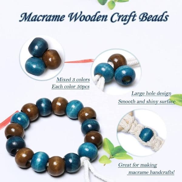 Treperler Spacer Beads Stort hull (10 mm)