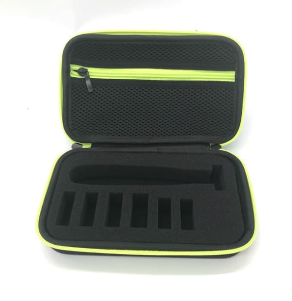 Hard Shell Portable Case - Travel Case - Black - Compatible with Philips OneBlade Electric Shaver