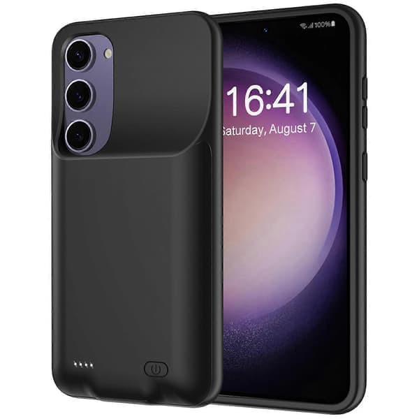 For Samsung Galaxy S23 10000mAh Extended Battery TPU ABS Phone Back Charging Case