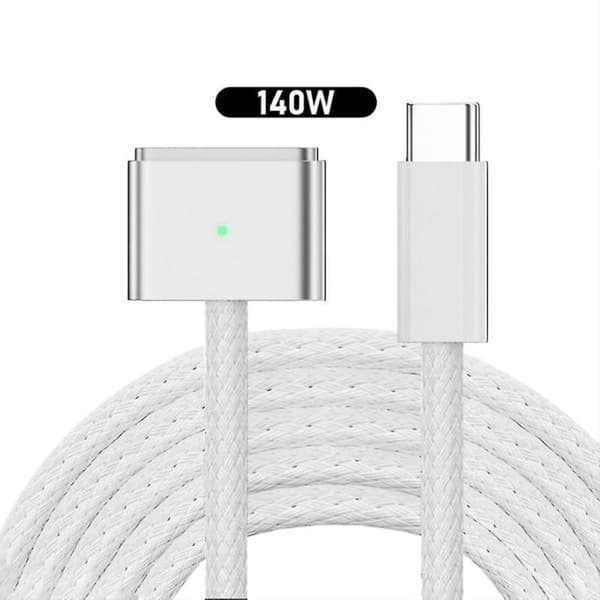 Magnetisk USB C til Magsafe 3 Ladekabel (140W), Magnetisk Ladekabel