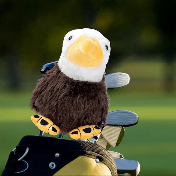Golf Driver Headcover Ørnedesign Ridsefast Dyrebetræk til Mænd og Kvinder