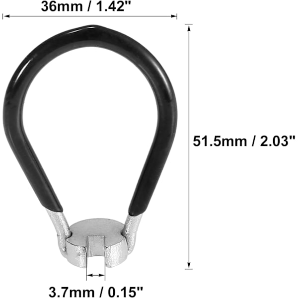 3,7 mm sort cykel eger cykel eger cykel værktøj