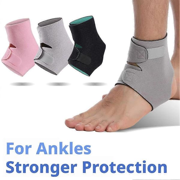 Justerbart fotledsstöd - Andningsbar nylonkompression Stabilitet Unisex grey