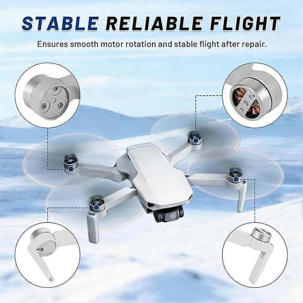 Mini 4K Drone Motorarmmontering Erstatning Venstre Frontarm, Kompatibel med DJI Mini 4K Reservedeler