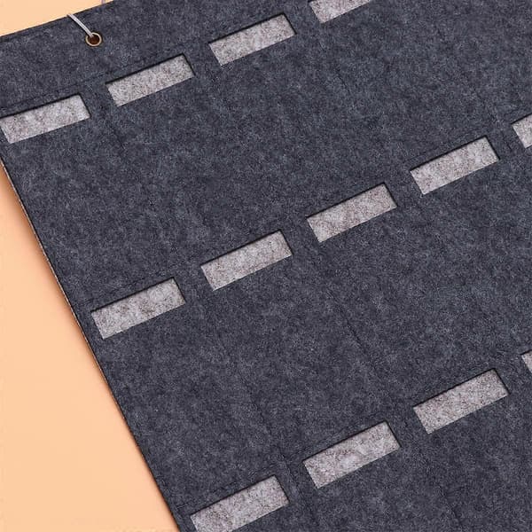 Solar solbriller hængende taske organizer med multifunktionelle rum til opbevaring