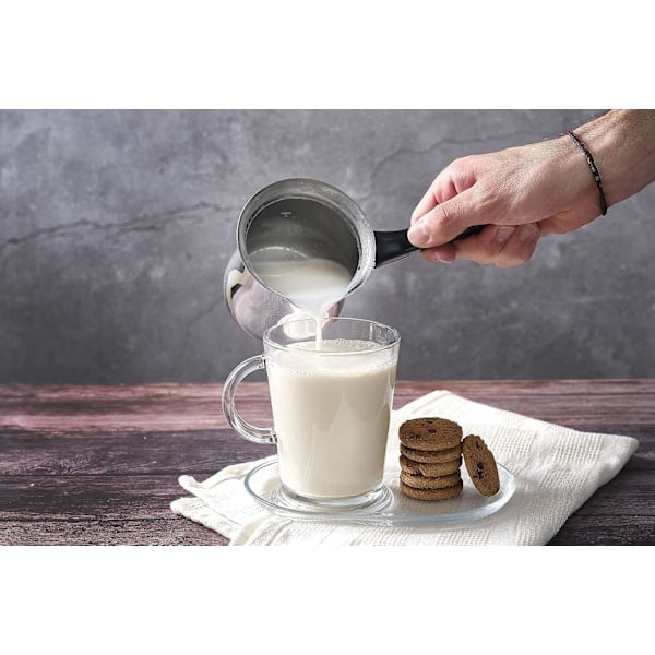 Tyrkisk Kaffekanne | Kaffetrakter i Rustfritt Stål | Smørvarmer-Saus | Liten Kasserolle for Komfyr