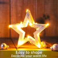 Julgransbelysning, batteridriven LED-slinga