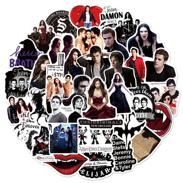 150 Vampire Diaries Graffiti-klistremerker