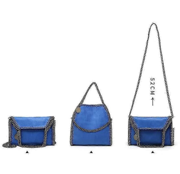 Dame Crossbody Tasker Mode Skuldertaske Kædetasker Mode Bærbare Kædevævede Håndtasker - JA WHITE