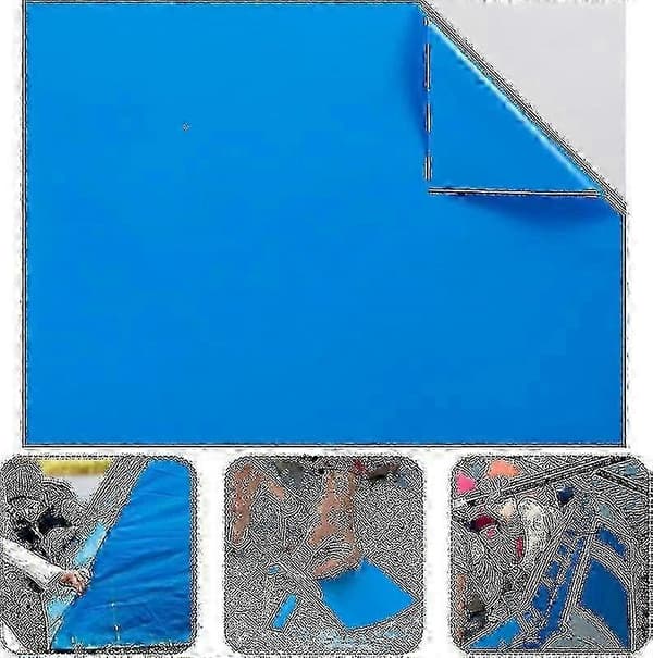 Reparationslapp för pooler med vinylfoder, 10x25cm kit med 10 stycken, Ny 2026