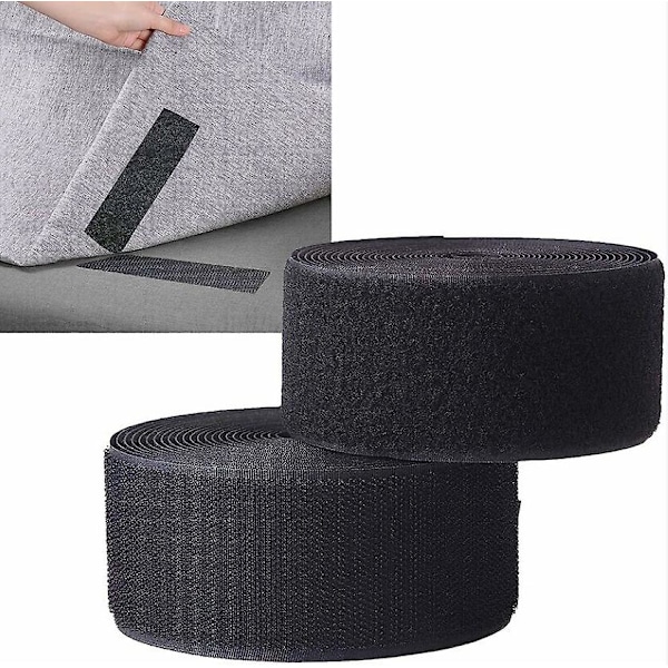 Klisterfri velcro-tape til stof og tøj, sy på velcro-bånd til håndværk, gør-det-selv- og syprojekter
