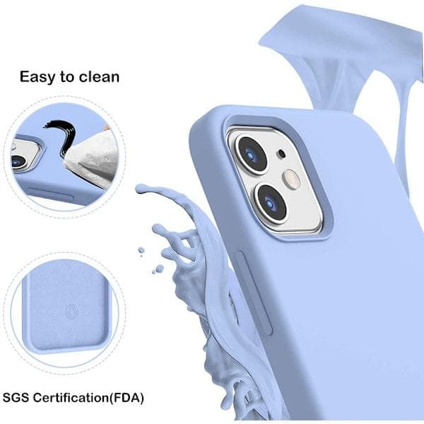 iPhone 12/12 Pro Deksel Lyseblå A 100cm